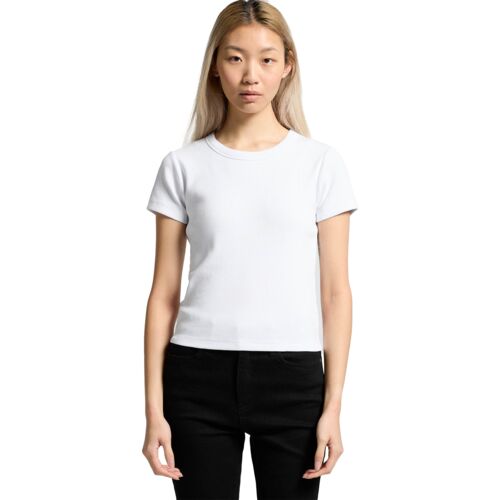 Wo's Organic Rib Tee Thumbnail