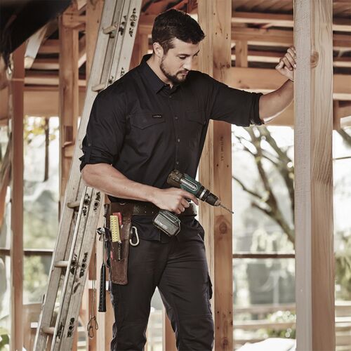 Syzmik Mens Rugged Cooling Long Sleeve Shirt Thumbnail